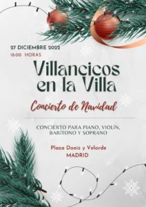Concierto de Navidad: Villancicos en la Villa. Reyes Moraleda, soprano