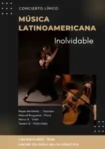 Concierto lírico música latinoamericana, Soprano Reyes Moraleda