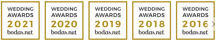 Wedding Awards 2021-2020-2019-2018-2016 para Reyes Moraleda